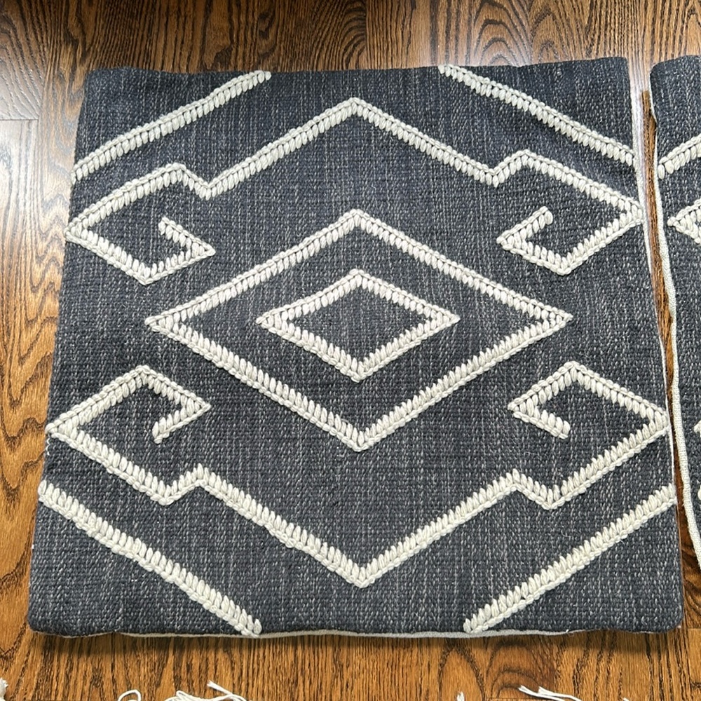 Two pillow covers (no inserts)